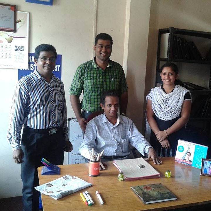 Nazareth Educational Trust team at the Kolenchery office